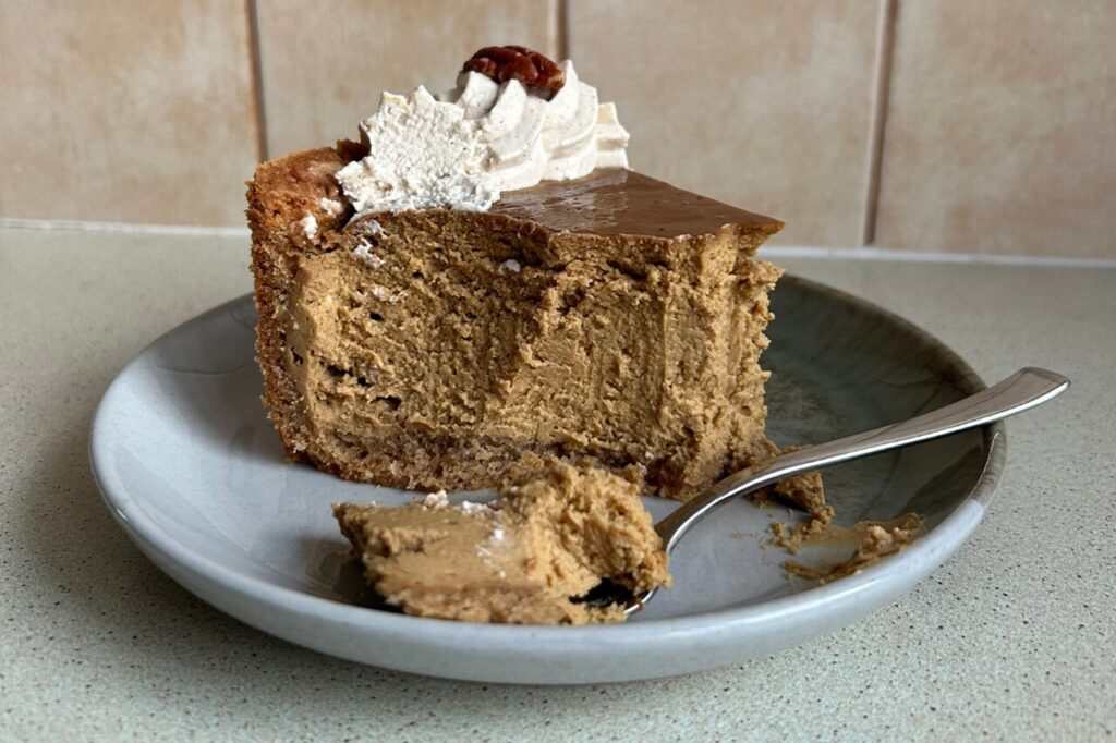 Sernik pumpkin spice latte