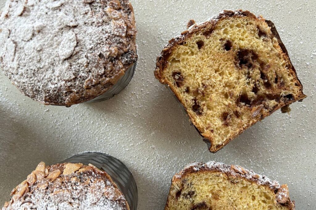 Panettone z czekoladą